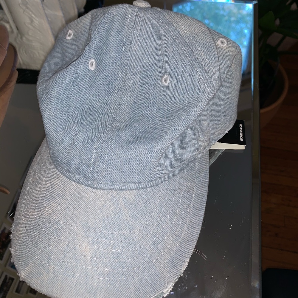 Express washed denim hat